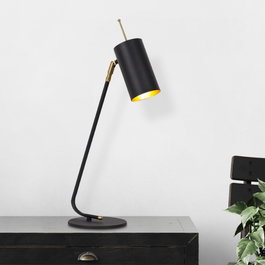 Opviq Sivani - MR-611 Lámpara de mesa Negro y Dorado